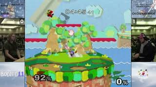 Bodied 11  Sheep Fox vs Chickenman400 Falco  SSBM  Singles Div 1 Winners Round 1 [upl. by Notsgnal]