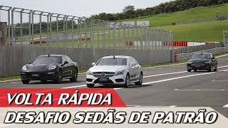 FORD FUSION X MERCEDES CLS X PORSCHE PANAMERA  VOLTA RÁPIDA COM RUBENS BARRICHELLO 69  ACELERADOS [upl. by Aphra435]