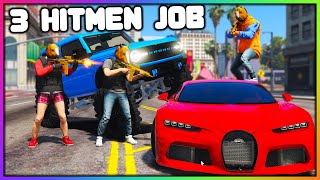 GTA 5 Roleplay  3 HITMEN vs TARGETS AND COPS  RedlineRP [upl. by Hueston129]