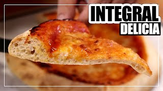 Masa de PIZZA INTEGRAL Casera  Receta Fácil y Rápida [upl. by Auhel796]