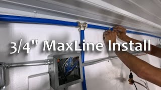 MaxLine Compressed Air Line Install ― Miter Saw Quadrant [upl. by Ingraham495]