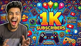 1K SUBS PE DHAMAAL 😎 Sabse Funny Gaming Moments 🔥  Has Has Ke Pagal Ho Jao 😂 [upl. by Aeniah]