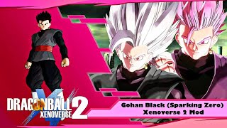 New Gohan Black Sparking Zero amp Beast Mod  Dragon Ball Xenoverse 2 Mod [upl. by Carlynn]