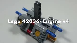 Lego 42036 v4 motorcycle engine [upl. by Dennis]