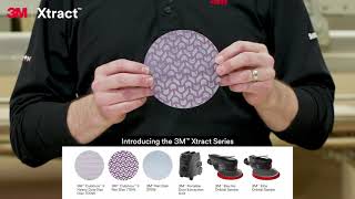 3M™ Xtract Cubitron II Net Disc 710W Demo Video – Woodworking [upl. by Irpac]