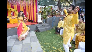 Brides Surprise Bollywood Performance for Groom  Indian Wedding Dance  The Best Dance Ever 💕 [upl. by Yart]