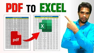 OMG🔥How to convert pdf to excel  Pdf to excel  How to edit pdf in excel [upl. by Ecinehs]