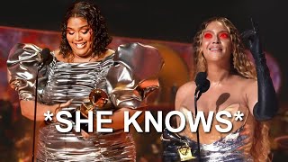 LIZZO tries to get HER GRAMMY but there’s BEYONCÉ😭 [upl. by Tol]