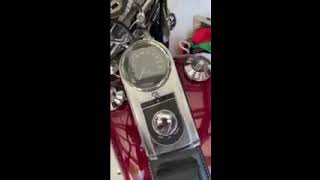 1996 Harley Davidson FLSTC Heritage Softail cold start video [upl. by Annawak]