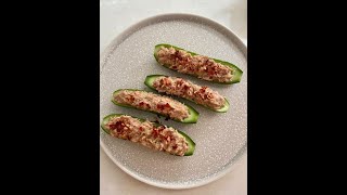 Cucumber Boats with TUNA shorts [upl. by Cheng]