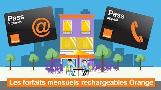 Les forfaits mensuels rechargeables Orange [upl. by Drugge]