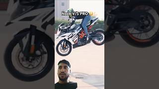 Bike stunt pro vs noob bike rider bike video rider biker bikerider jammurider shoerts [upl. by Ronacin]