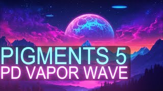 Vapor waves synth pad in Arturia Pigments 5  Sound Design Tutorial [upl. by Wilde]