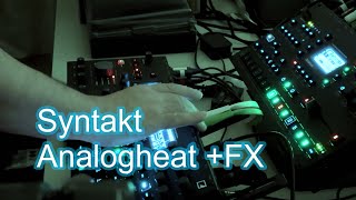 Syntakt with AnalogheatFX distortion [upl. by Hekking204]