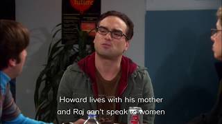 Raj amp Howard love relationship explained by Leonards mother [upl. by Kcyred]