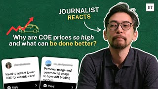 Can Singapores COE system be fixed Journalist reacts [upl. by Audwin828]