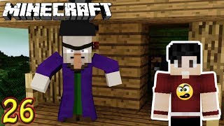 Minecraft Parte 26  Lutei contra o Bruxo  Caraca Games [upl. by Naliorf]