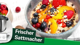 Schnelles NussPorridge mit Frischekick  Low Carb Frühstück [upl. by Mil]