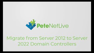 Migrate 2012 to 2022 Domain Controller [upl. by Castera]