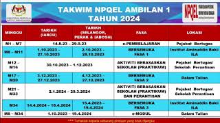 Taklimat Penataran NPQEL Ambilan 1 Tahun 2024 untuk Guru BesarPengetua peserta [upl. by Innej]