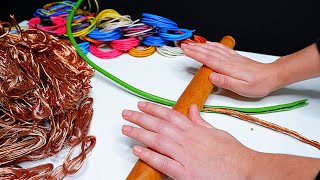 How to Strip any Wire quickly and Without problems TOP 15 LIFE HACKS [upl. by Woehick]