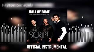 The Script ft WillIAm  Hall Of Fame Official Instrumental [upl. by Yenruoj]