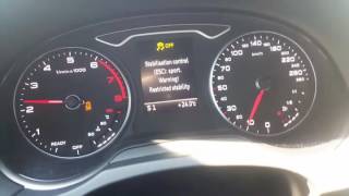 AUDI A3 10 TFSI stage1 acceleration 0120kmh [upl. by Ardnassela]