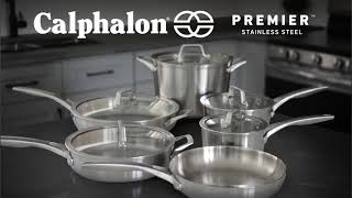 Introducing the Calphalon® Premier™ Stainless Steel Cookware Set [upl. by Hera692]