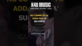 Cumme  Roberto Murolo e Mia Martini karaokemusic [upl. by Ayak]