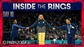 Gymnastics goes out with a bang track takes the spotlight on Day 10 of Olympics  Inside the Rings [upl. by Mudenihc]