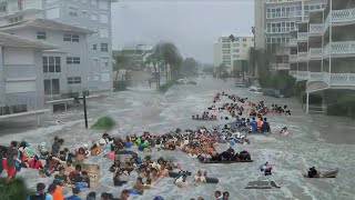 Terrible flood 314 thousand people evacuated and 76 of Stuttgart is under water [upl. by Euf388]