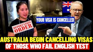 Australia Begin Cancelling Visas amp Deporting Those Who Fail English Test [upl. by Yendyc835]