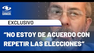 Juan Carlos Delpino habla en exclusiva con Noticias Caracol de anomalías en elecciones de Venezuela [upl. by Amalbena]