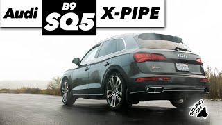 Audi B9 SQ5 30T XPipe Sound  ECS Tuning [upl. by Mak]