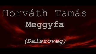 Horváth Tamás  Meggyfa dalszöveg [upl. by Afaw646]