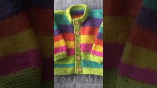 Very stylish handknitting baby sweater design [upl. by Dhu]