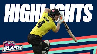 Bancroft Smashes 43 Off 35  Birmingham v Gloucestershire  Highlights  Vitality Blast 2024 [upl. by Atekal]