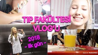 TIP FAKÜLTESİ İLK GÜN VLOG Dönem 2  Nasıl Ders Çalışıyorum 📕📘📙🤓 Elif AY [upl. by Mahon]