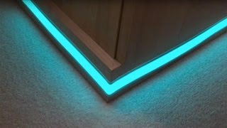 Light Tape Plinth Corner Installation [upl. by Ayanet]