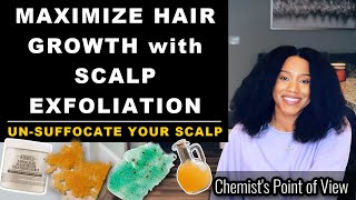 MAXIMIZE HAIR GROWTH W SCALP EXFOLIATION [upl. by Ecirrehs567]