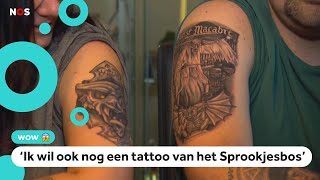 Eftelingfans zetten tattoo van nieuwe attractie [upl. by Cyprus]