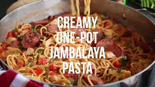 Creamy One Pot Pasta Jambalaya [upl. by Nosrac323]