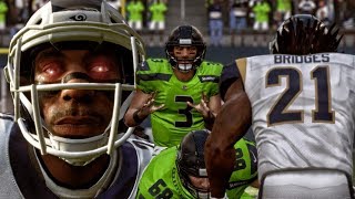 BATTLING RUSSELL WILSON DOWN TO THE FINAL PLAY Madden 19 Career Mode Gameplay Ep 3 [upl. by Neeloc399]