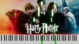 Harry Potter  quotHedwigs Themequot Piano Tutorial [upl. by Nnaynaffit482]