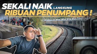 KERETA API EKONOMI PALING PANJANG DI INDONESIA‼️ Trip KA Ambarawa Ekspres Surabaya  Semarang [upl. by Nnylahs]