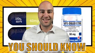 3 Things You Should Know Before Taking Duloxetine Cymbalta [upl. by Sven]