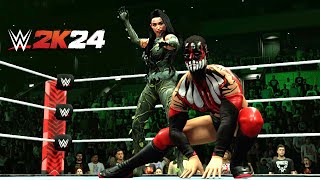 WWE 2K24 MyRISE UNLEASHED Yowie Wowie [upl. by Yniar]