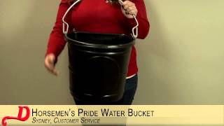 Product Tour of the Horsemens Pride Water Bucket  Big Dees Tack amp Sydney [upl. by Aneelahs]