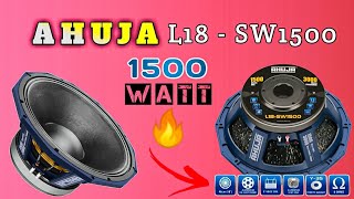 Ahuja 18 inch 1500 watt speaker price and review  L18  sw1500 [upl. by Nosreffej]