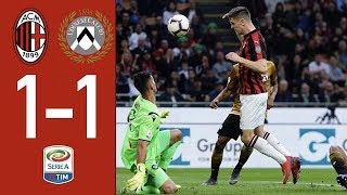 Highlights AC Milan 11 Udinese  Matchday 30 Serie A TIM 20182019 [upl. by Ghassan]